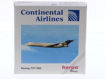 Schaal 1:500 Herpa 503051 Boeing 727-200 Continental Airl..., Ophalen of Verzenden, Zo goed als nieuw