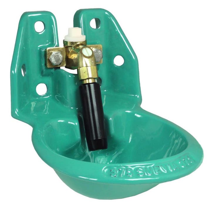 Suevia 375 gietijzeren drinkbak, met messing staafventiel, Zakelijke goederen, Agrarisch | Veevoer, Verzenden