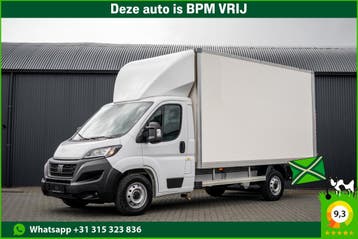 Fiat Ducato MultiJet | Bakwagen met laadklep | Camera | Crui, Stof, Gebruikt, Zwart, Wit