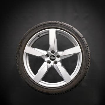 21 inch velgen Audi Q5 Zomerbanden 255/40/21 Origineel, Gebruikt, 255 mm, Banden en Velgen, Personenwagen