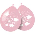 Ballonnen roze babyshower, Verzenden, Nieuw, Versiering, Geboorte of Huwelijk