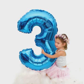 40 Inch Folie Cijfer Ballonnen - Goud, Zilver, Blauw, Zwart,, Verzenden, Nieuw