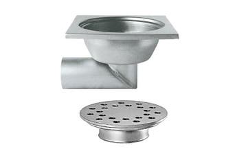 RVS Vloerafvoerput | 300x300 mm | Zijdelingse Afvoer 100 mm, Verzenden, Nieuw in verpakking