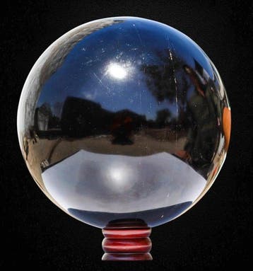 24.5 cm Zwarte obsidiaanbol - 17.2 kg Genezende kristallen