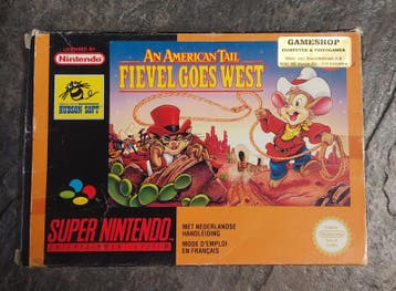 An American tail Fievel goes west (Snes tweedehands game), Ophalen of Verzenden, Zo goed als nieuw