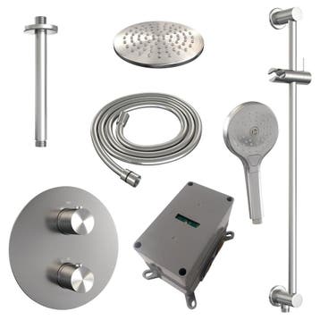 Brauer Brushed Edition Thermostatische Regendoucheset Inbouw, Ophalen of Verzenden, Nieuw