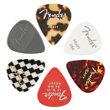 Fender Plectrums 351 Vorm Zwaar Set Van 6 Stuks Voor, Ophalen of Verzenden, Nieuw
