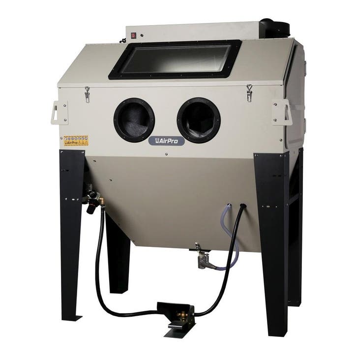 Straalcabine 420L met voordeur en 2 zijdeuren, Doe-het-zelf en Verbouw, Gereedschap | Overige machines, Ophalen