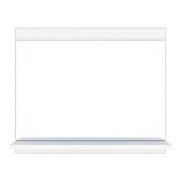 Badkamerspiegel Krildihana met plank 50x60x12 cm wit [en.cas, Huis en Inrichting, Woonaccessoires | Spiegels, Verzenden, Nieuw