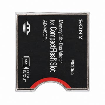 Sony AD-MSCF1 Memory Stick Duo naar CompactFlash Adapter, Audio, Tv en Foto, Fotografie | Geheugenkaarten, Verzenden, Zo goed als nieuw