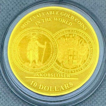 Salomonseilanden. 10 Dollars Jakobsloser , 1/100 Oz oro