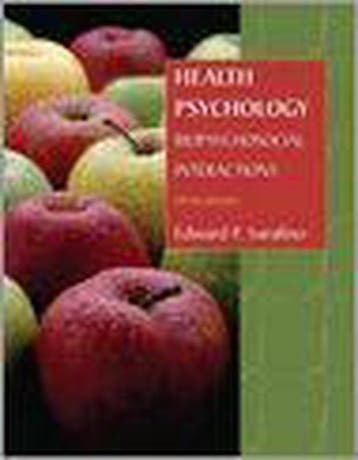 Health Psychology - Edward P. Sarafino 9780471691006, Verzenden, Gelezen, Edward P. Sarafino