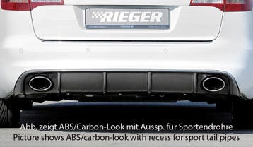 Rieger diffuser | A6 (4F): 10.08-08.11 (vanaf Facelift) - Li, Verzenden, Nieuw, Audi