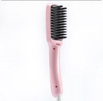 Hair Straightener Brush Ionisch Roze, Verzenden, Nieuw