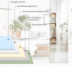 Wandspiegel - Rechthoek - Woonkamer - 110x38 cm - COSTWAY, Huis en Inrichting, Woonaccessoires | Spiegels, Verzenden, Zo goed als nieuw