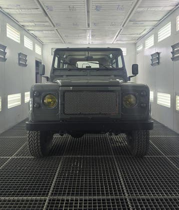 Land Rover Defender 110 1985 Keswick Green V8, Nieuw, Benzine, Groen