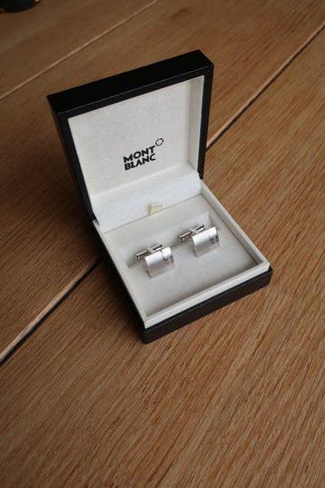 Zonder minimumprijs - Montblanc - Manchetknopen Zilver -, Sieraden, Tassen en Uiterlijk