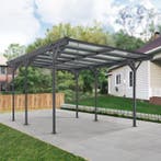 Carport / Terrasdak - Platdak - 5 x 3 m - Donkergrijs, Tuin en Terras, Overkappingen, Verzenden, Nieuw