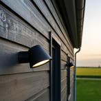 Vita Cup Muurlamp Mat Zwart Buitenverlichting, Verzenden, Nieuw