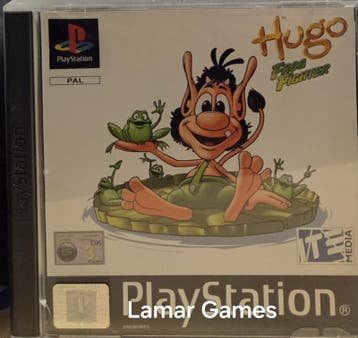 Hugo - Frog Fighter (PS1 tweedehands game), Spelcomputers en Games, Games | Sony PlayStation 1, Ophalen of Verzenden, Zo goed als nieuw