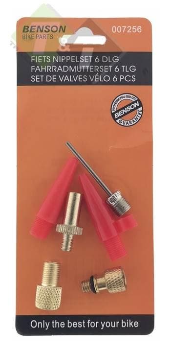 Fiets Nippel Set - Fiets Banden Oppomp Gereedschap - Fietsba, Auto diversen, Autogereedschap, Nieuw, Ophalen of Verzenden