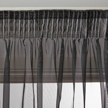 whkmps own transparant gordijn (450x295 cm) - zwart, Verzenden, Nieuw