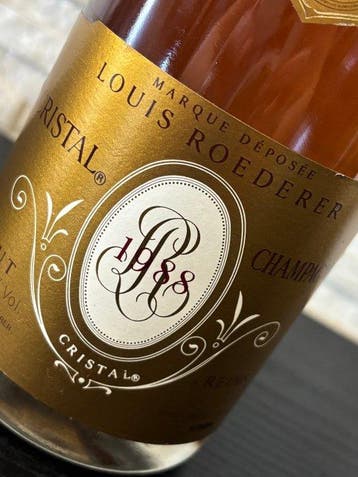 1988 Louis Roederer, Cristal - Champagne - 1 Fles (0,75, Nieuw