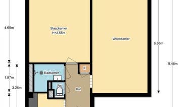 Te Huur 2 Kamer Appartement S. F. van Ossstraat In Amsterdam, Huizen en Kamers, Direct bij eigenaar, Appartement, Amsterdam, Amsterdam