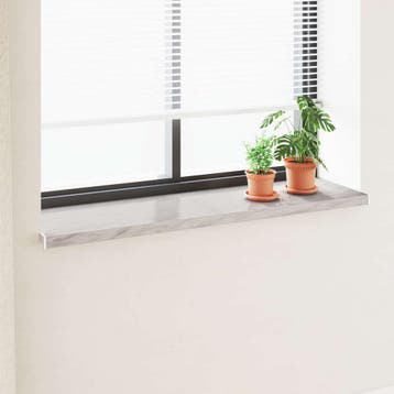 vidaXL Raamsokkel Marmer textuur 160 x 40 x 4,5 cm PVC, Verzenden, Nieuw