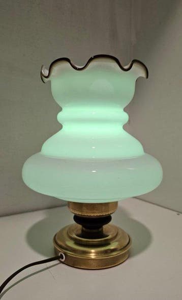 Bureaulamp - Opaline glas, Antiek en Kunst