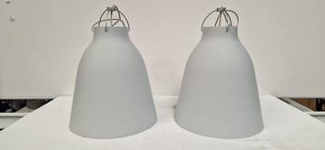 Fritz Hansen Caravaggio Matt design hanglamp Grey 25, Vergader- of Presentatieruimte, Ophalen of Verzenden, Gebruikt, Verlichting
