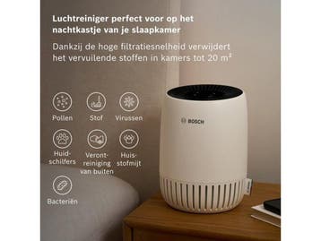Bosch Air 500 - Luchtreiniger - HEPA-filter - Compact en, Verzenden, Nieuw