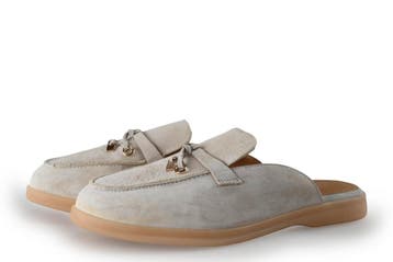 Shoecolate Instappers in maat 41 Beige, Shoecolate, Verzenden, Zo goed als nieuw, Instappers