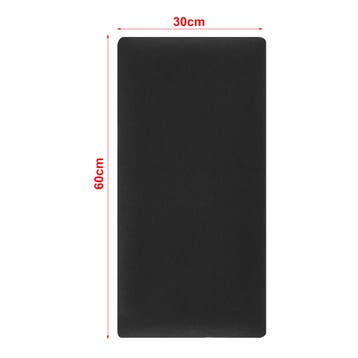 Gestoffeerde wandpanelen Carpino set van 3 stof 60x30 cm zwa, Verzenden, Nieuw