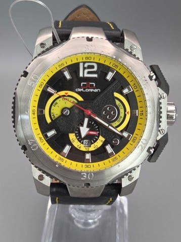 DeLorean Watch Uhr Full Calendar - Back to the Future - 50, Nieuw