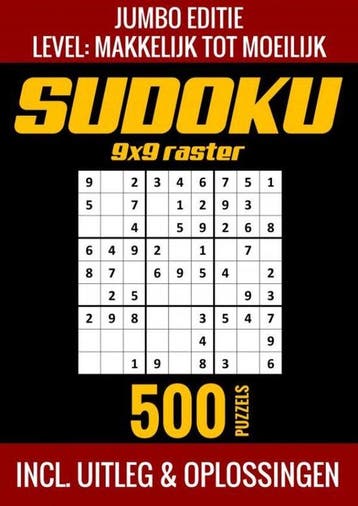 9789403729619 Sudoku Makkelijk tot Moeilijk - Jumbo Editi..., Boeken, Verzenden, Nieuw, Puzzelboek Shop