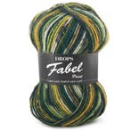 DROPS Fabel Print - 542 groen - Wol Garen, Ophalen of Verzenden, Nieuw