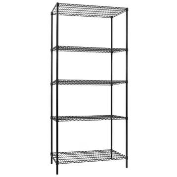 GGM Gastro | Stalen stellingrek - 900x450mm - 5 schappen - |, Verzenden