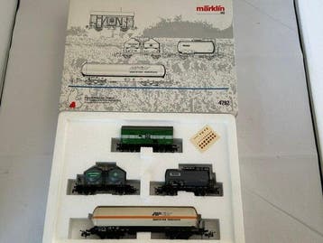 Märklin H0 - 4792 - Modeltrein goederenwagonset (4) -, Nieuw