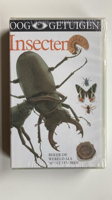 OOGGETUIGEN INSECTEN (IN SEAL) (VHS), Verzenden, Gebruikt
