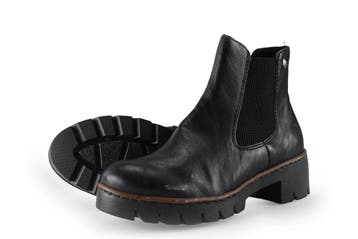 Rieker Chelsea boots in maat 37 Zwart, Verzenden, Zwart, Overige typen, Zo goed als nieuw