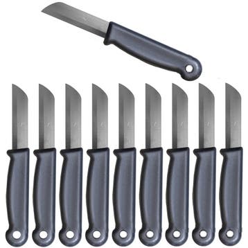 Solingen Schilmesje – RVS Glad – 16 cm met Blade Cover, Ophalen of Verzenden, Nieuw, Rvs of Chroom
