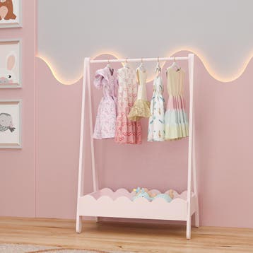 Kindergarderobe Vestnes 99x66x38 cm cotton candy roze [en.ca, Verzenden, Nieuw