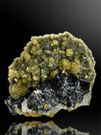 Prachtige combinatie, pyrrhotiet & sideriet & sphaleriet,