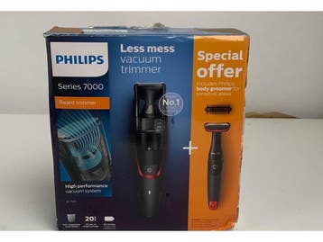 Philips 7000 serie BT7204/85 - Baardtrimmer - Afzuigsysteem, Verzenden, Nieuw