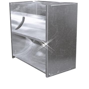 Aluminium instort uitblaaskap 630x630 mm, Verzenden, Nieuw