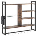 LIVSK Zwevende Wandplank - 6 Open Planken - Robuust Metaal e, Verzenden, Nieuw