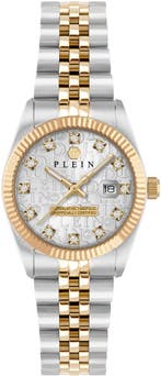 Philipp Plein PWNFA0425 Date Superlative dameshorloge, Overige merken, Staal, Verzenden, Polshorloge