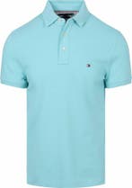 Tommy Hilfiger 1985 Polo Aqua Blauw maat XL Heren, Kleding | Heren, Polo's, Verzenden, Nieuw, Maat 56/58 (XL), Tommy Hilfiger