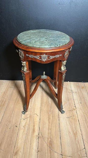 Middentafel - Hout, Marmer, Brons